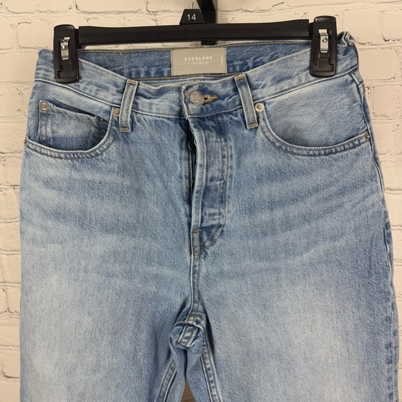 Everlane 90s Cheeky Jeans Button Fly Ankle Length Straight Leg Size 26 - Picture 2 of 7